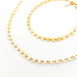 Luna Disc Chain Jewelry Set | 14K Gold-Filled | Set Of 2
