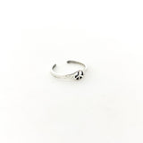 Peace Toe Ring | Silver